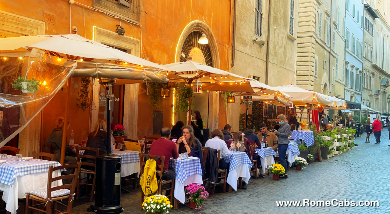 Rome Outdoor Restaurants_Eating in Rome_Rome Travel Tips_RomeCabs Rome City Tours