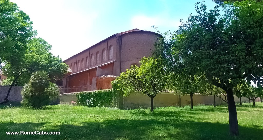 Aventine Hill Garden of the Oranges Gardino dArancio parco Savello Rome sightseeing tours from Civitavecchia shore excursions RomeCabs