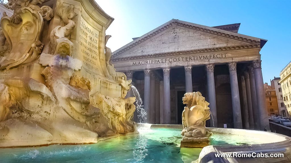 Piazza Della Rotonda Pantheon Private sightseeing tours in Rome excursions from Civitavecchia RomeCabs