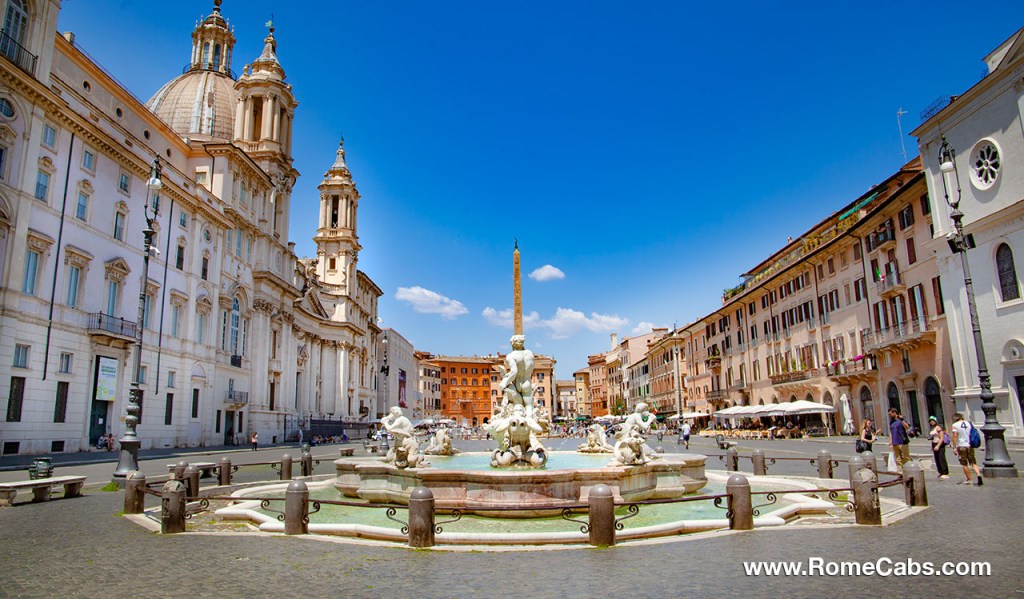 Piazza Navona Best Rome Tours in limo RomeCabs