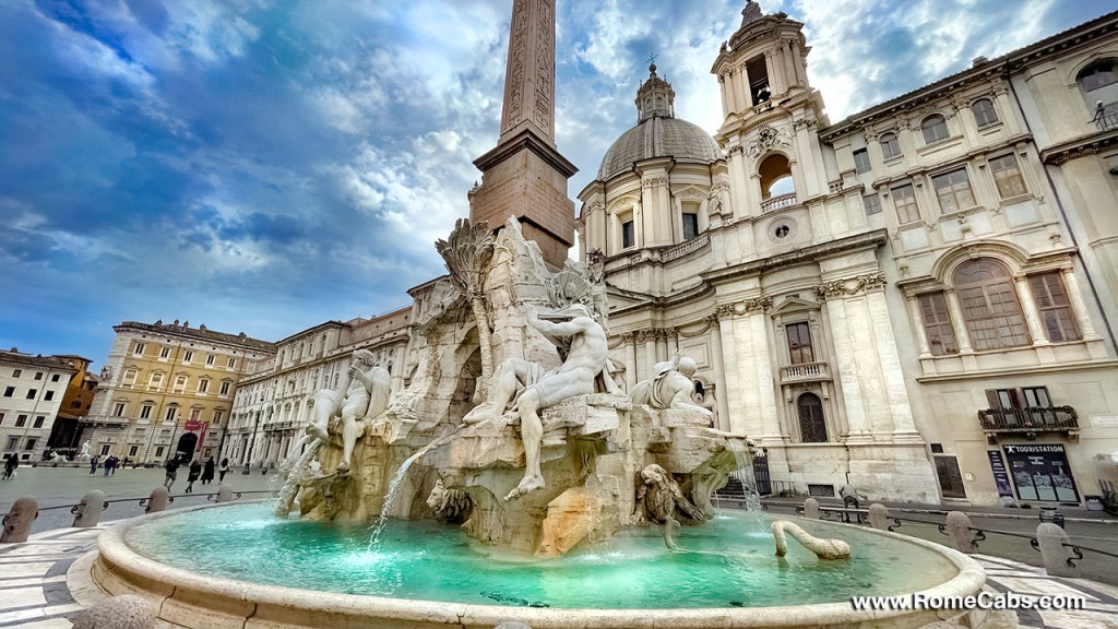Fountain of Four Rivers Piazza Navona Rome most beautiful squares Tour