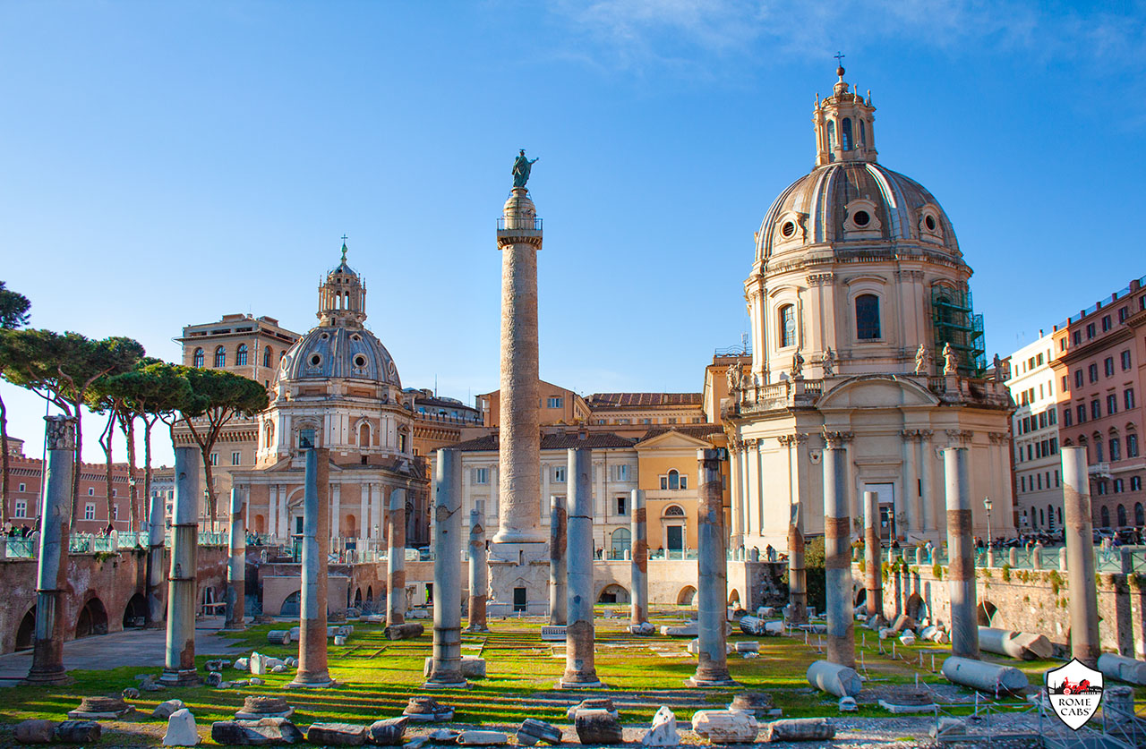 Trajan's Column and Market Ancient Rome Tours RomeCabs