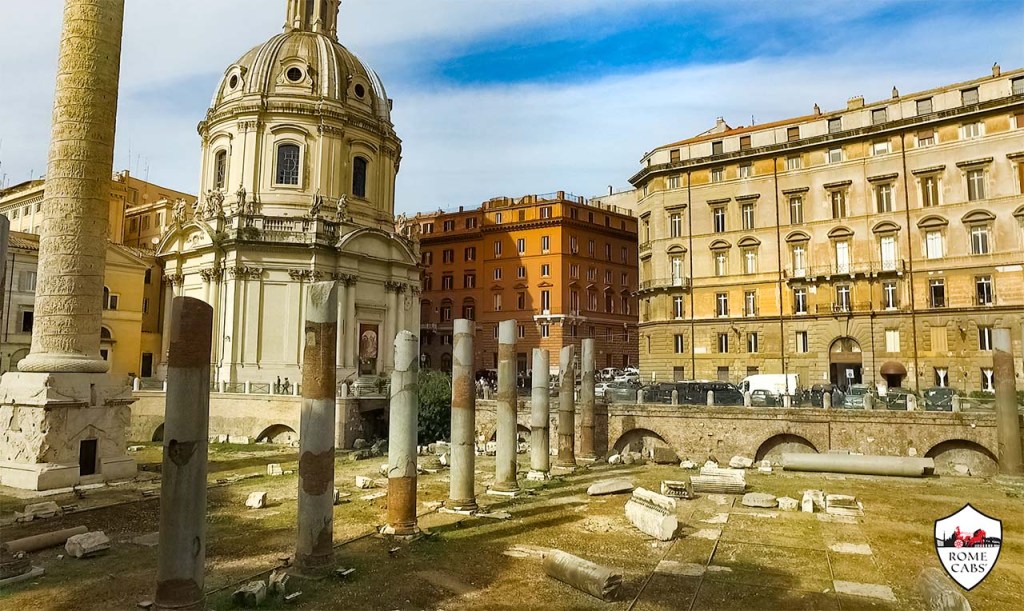 Trajn's Forum Ancient Rome luxury tours Romecabs