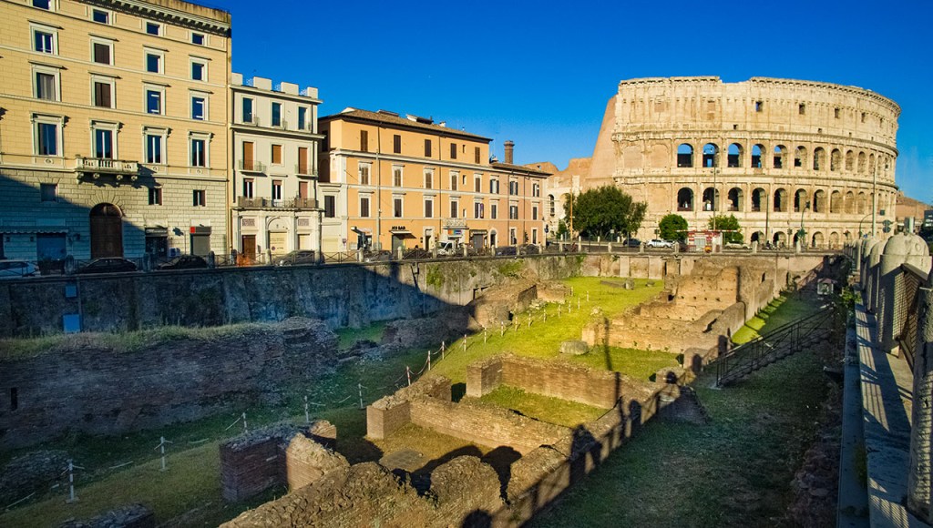 Ludus Magnus: The Ancient Roman Gladiator Training School next to Colosseum,&nbsp;Rome