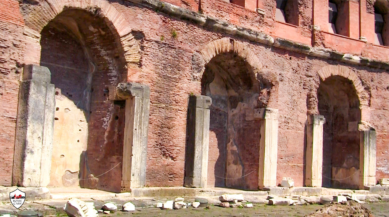 Trajan Market Ancient Roman Commercial Center Rome limo tours RomeCabs