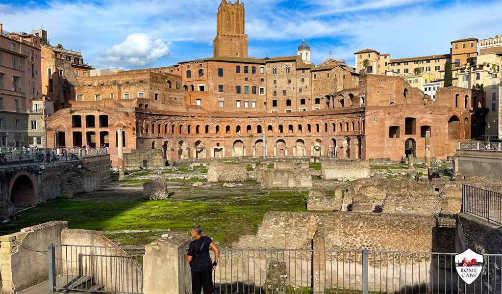 Trajan Market Ancient Roman Monuments Rome private tours RomeCabs